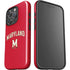 University of Maryland Collegiate Text Red iPhone 16 Pro Max Impact Case